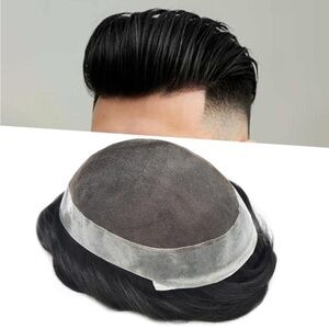 Toupee For Men Hair Pieces Real Human Hair French Lace Hair System For Men